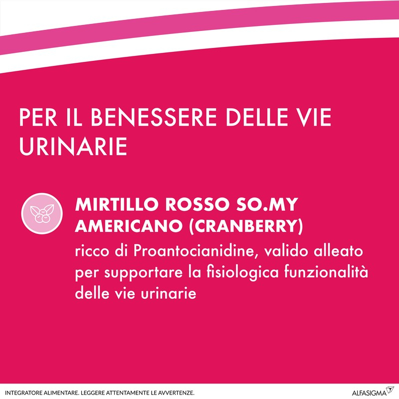 Cistiflux A36, Integratore Alimentare a Base di Estratto di Mirtillo Rosso Bacche, Cranberry Americano, che Favorisce la Fisiologica Funzionalità delle Vie Urinarie, utile in caso di cistite, 14 Capsule Deglutibili