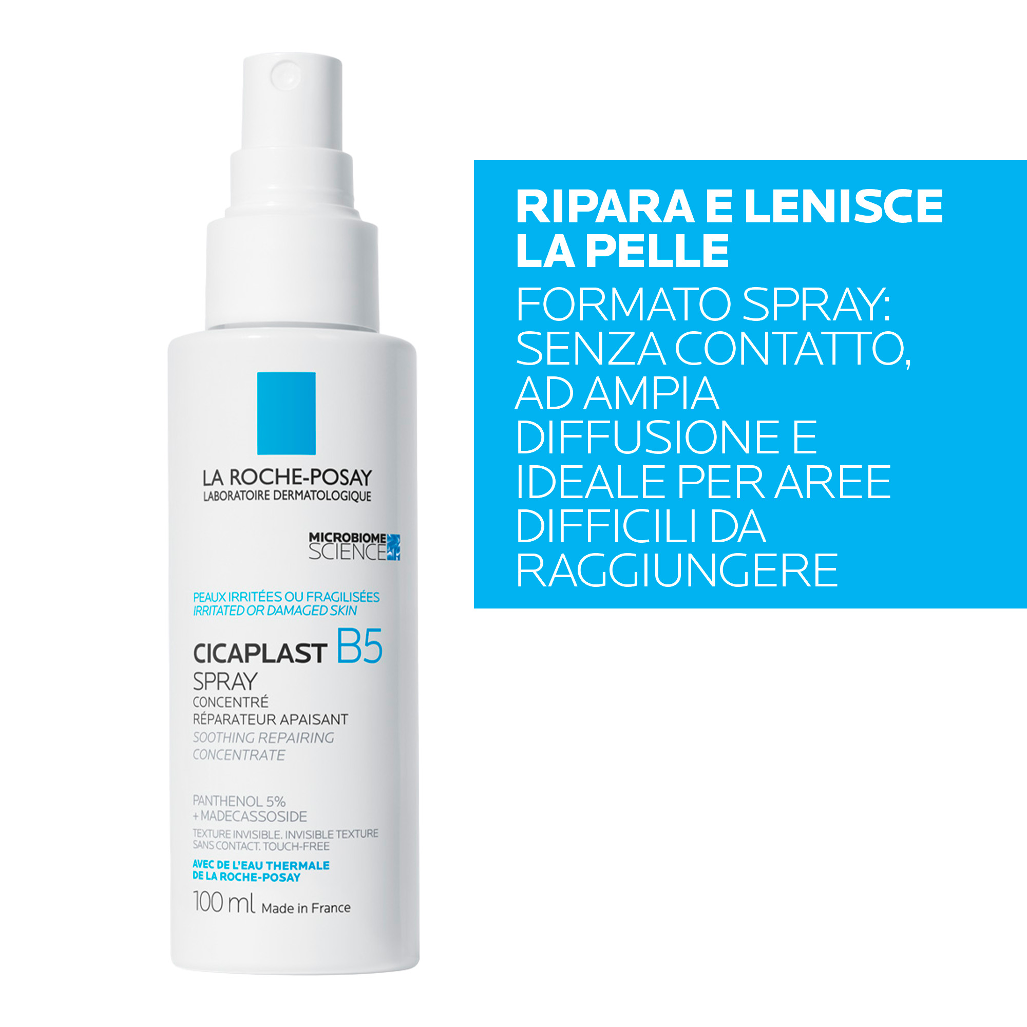 La Roche-Posay Cicaplast - B5 Spray Riparatore Lenitivo Per Pelle Sensibile 100 ml