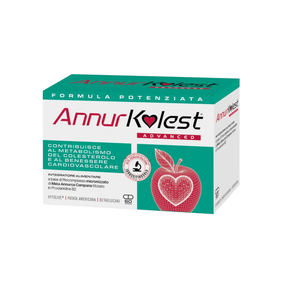 Annurkolest Advanced 60 Capsule - Integratore Per Il Metabolismo Del Colesterolo
