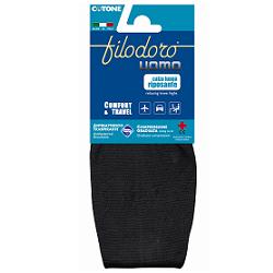 Golden Lady Comfort Travel Uomo Calza Elastica Graduata lunga Nero Taglia 38- 40 S 1 Paio