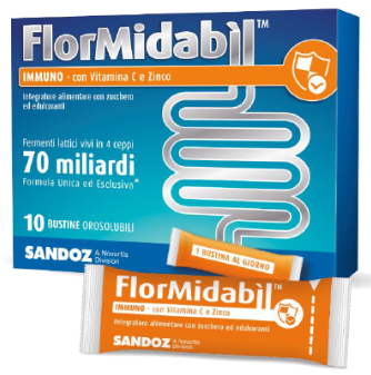 FlorMidabil Immuno Integratore Sistema Immunitario 10 Bustine