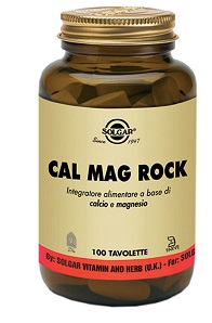 Solgar Cal Mag Rock Integratore Calcio e Magnesio 100 Tavolette