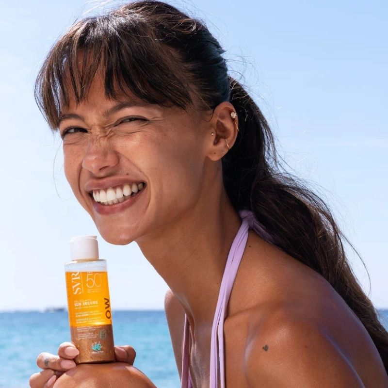 SVR Sun Secure Eau Solaire Glow SPF50+ - Acqua Solare Bi-Fasica Corpo 100 ml