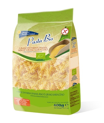 Piaceri Mediterranei Pasta Bio Fusilli Senza Glutine 400 g