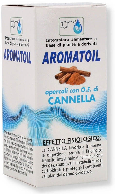 Aromatoil Cannella integratore alimentare utile per transito intestinale 50 opercoli