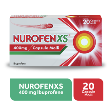 Nurofenxs 400mg 20 Capsule Molli