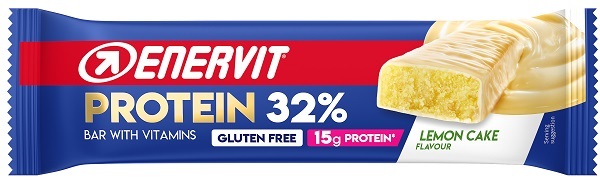 ENERVIT SPORT PROT BAR 32% LEM