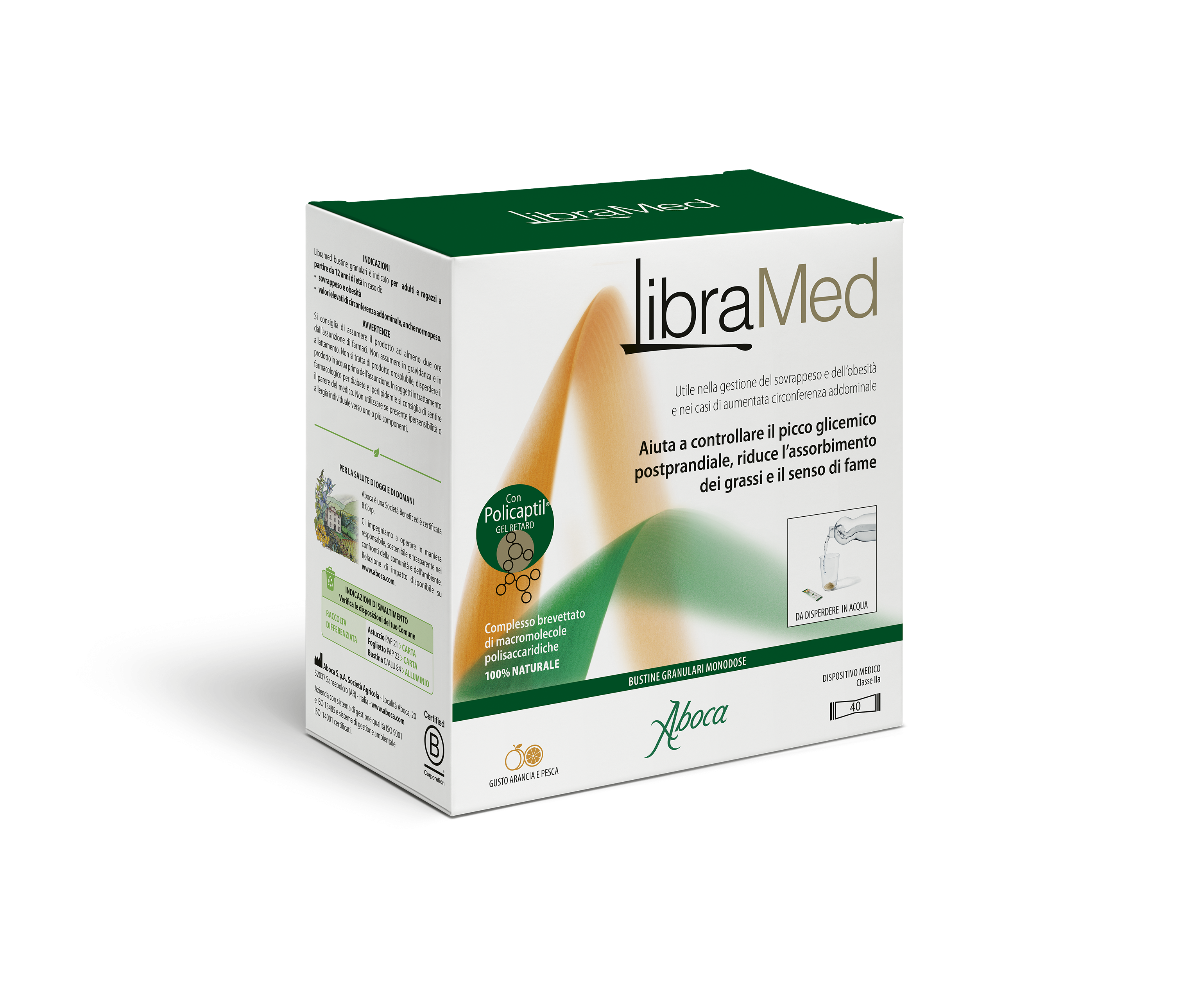 Aboca Libramed Fitomagra - Controllo Del Peso 40 Bustine - DISPOSITIVO MEDICO Classe II a
