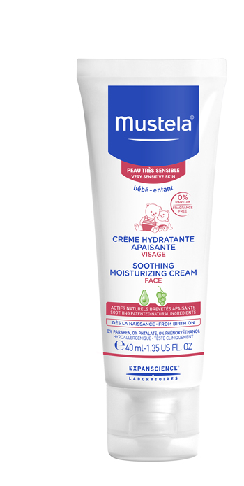 Mustela Pelle Ipersensibile Crema Idratante lenitiva viso 40ml