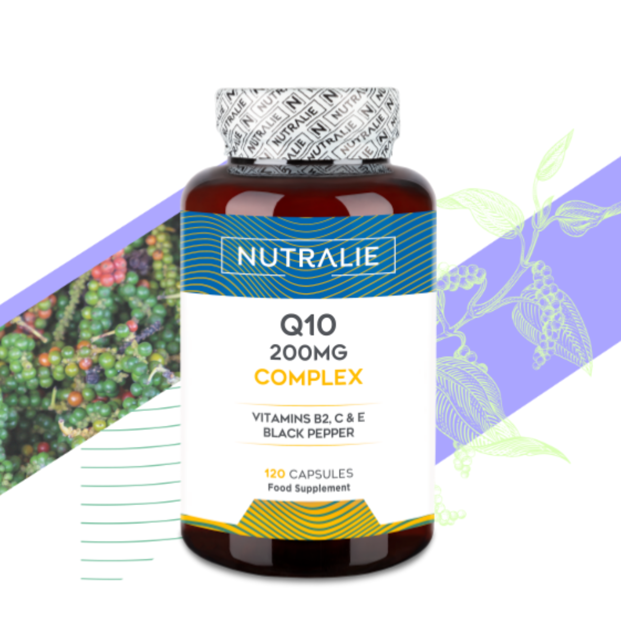 Nutralie Q10 Complex 120 Capsule - Integratore Antiossidante