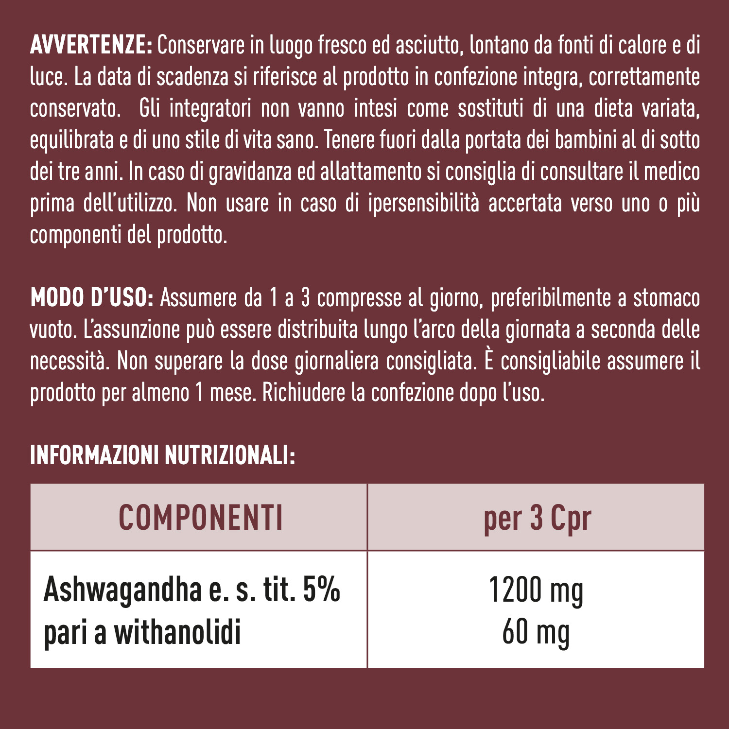 STARDEA ASHWAGANDHA - Compresse INTEGRATORE ALIMENTARE a base di Ashwagandha KSM-66® per il Benessere Fisico e Mentale