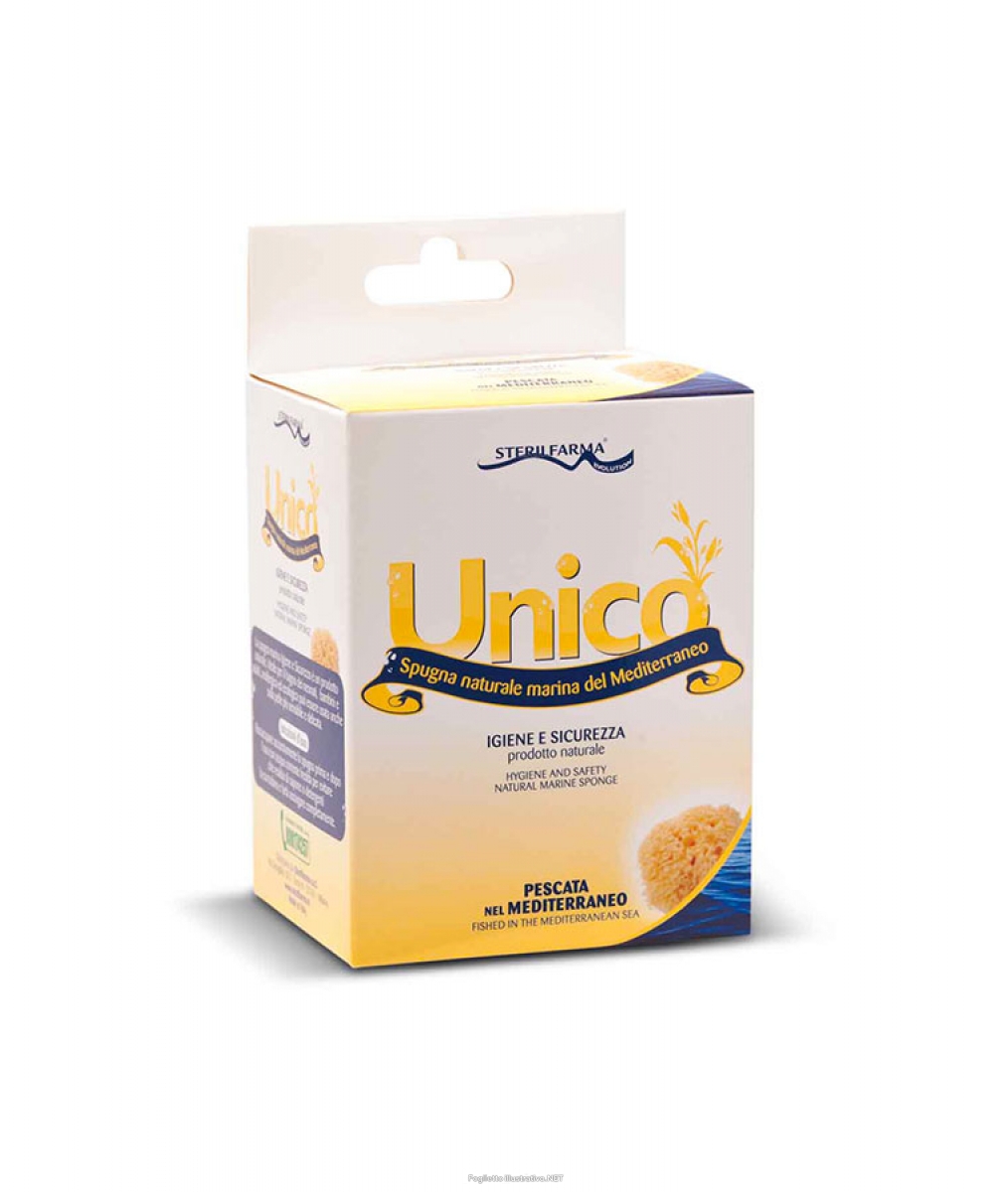 UNICO SPUGNA NATURALE MARINA DEL MAR MEDITERRANEO