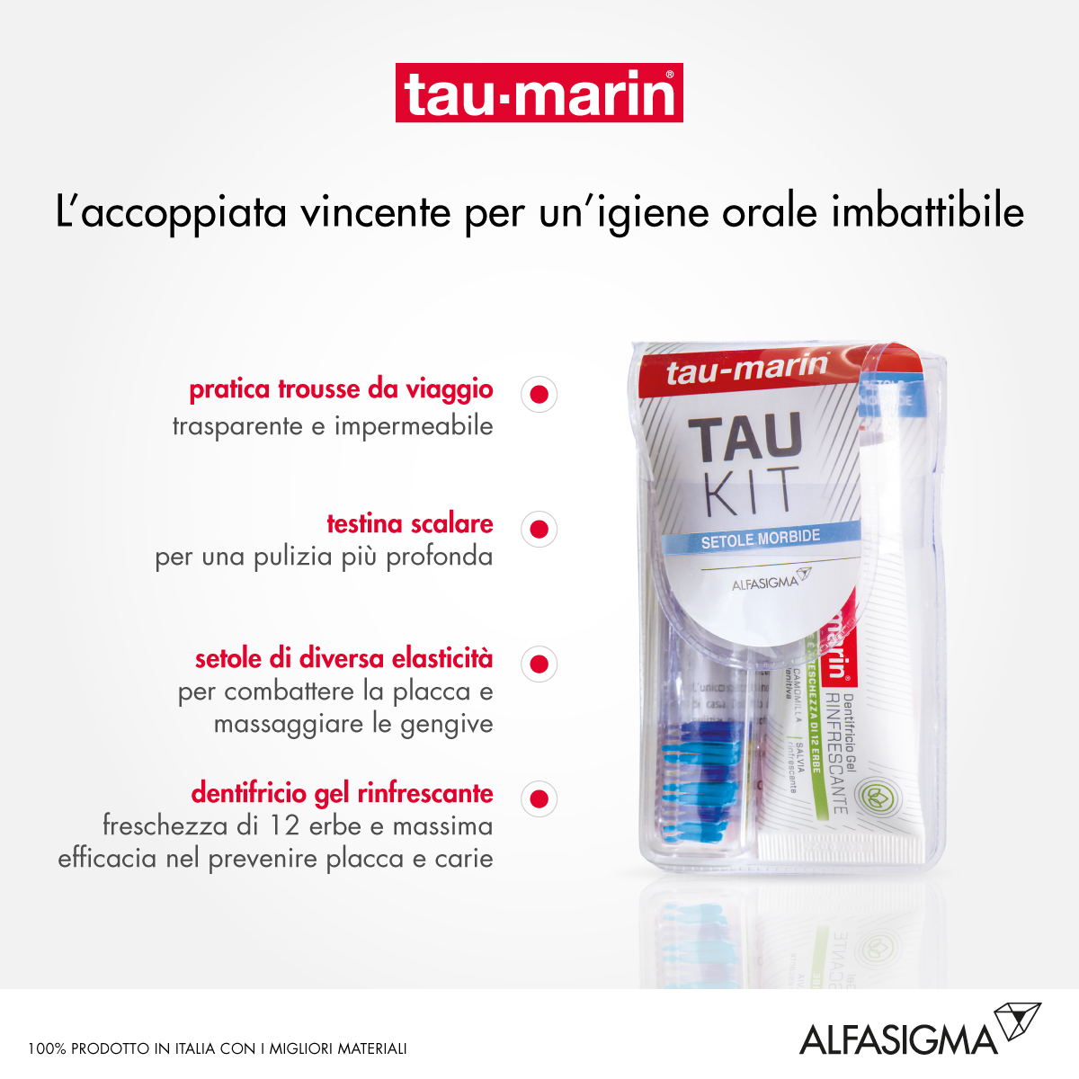 Tau-Marin Kit Spazzolino Morbido