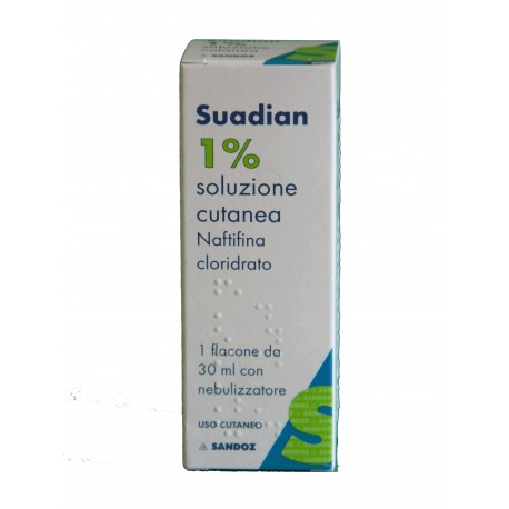 Suadian 1% Naftifina Cloridrato Soluzione Cutanea Con Nebulizzatore 30 ml