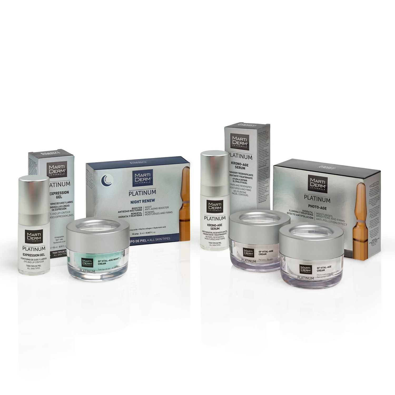 Martiderm - Platinum - Night Renew - Effetto rigenerante ed anti-age - 30 fiale