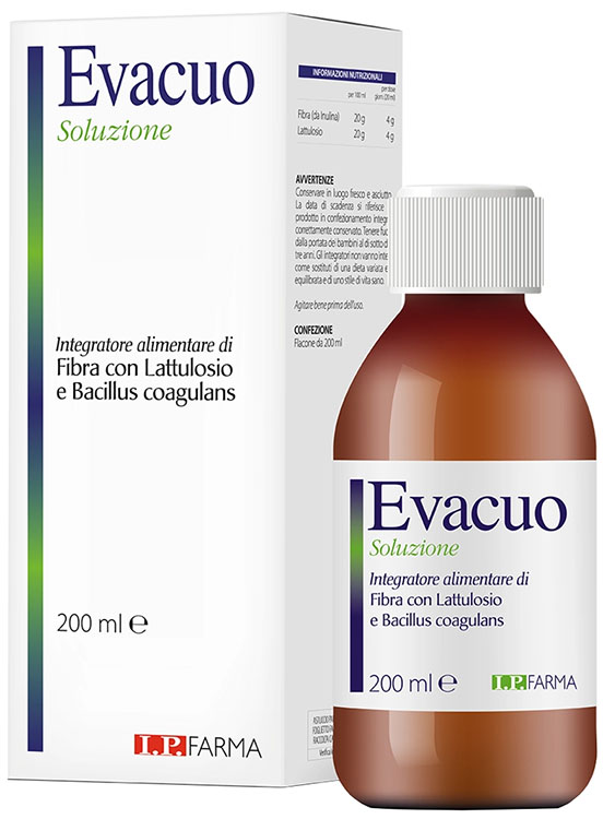 Evacuo Sciroppo Integratore Funzionalità Intestinale 200 ml