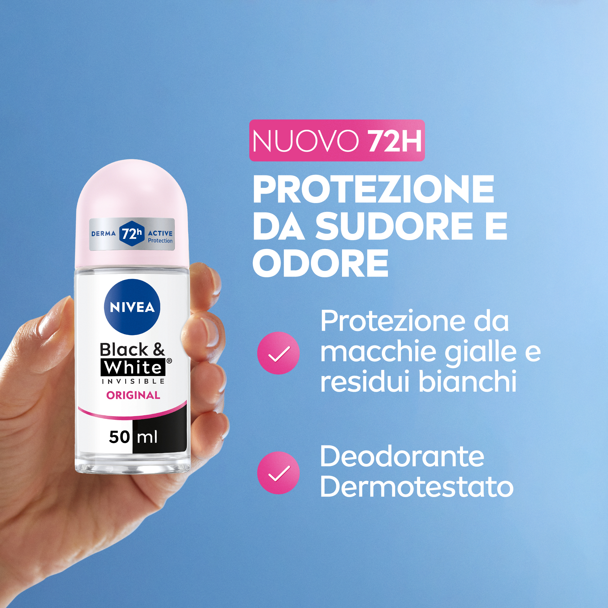 NIVEA DEO AID BLACK&WHITE ROLL