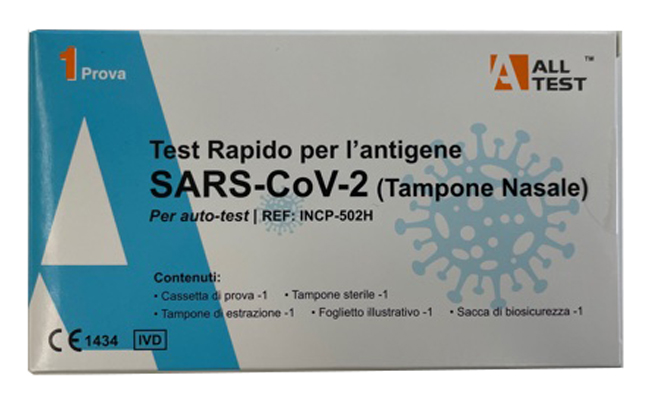 ALLTEST TAMPONE NASALE AUTODIAGNOSTICO 1 PEZZO 