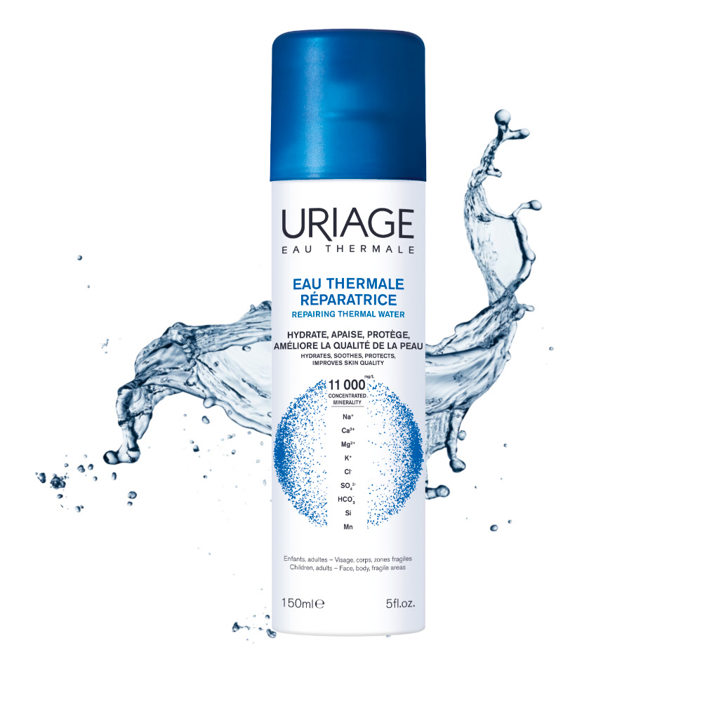 URIAGE EAU THERMALE D'URIAGE Spray fresco, multiuso, per tutta la famiglia. Idrata, lenisce, protegge. 100% pura e naturale  - 150ml