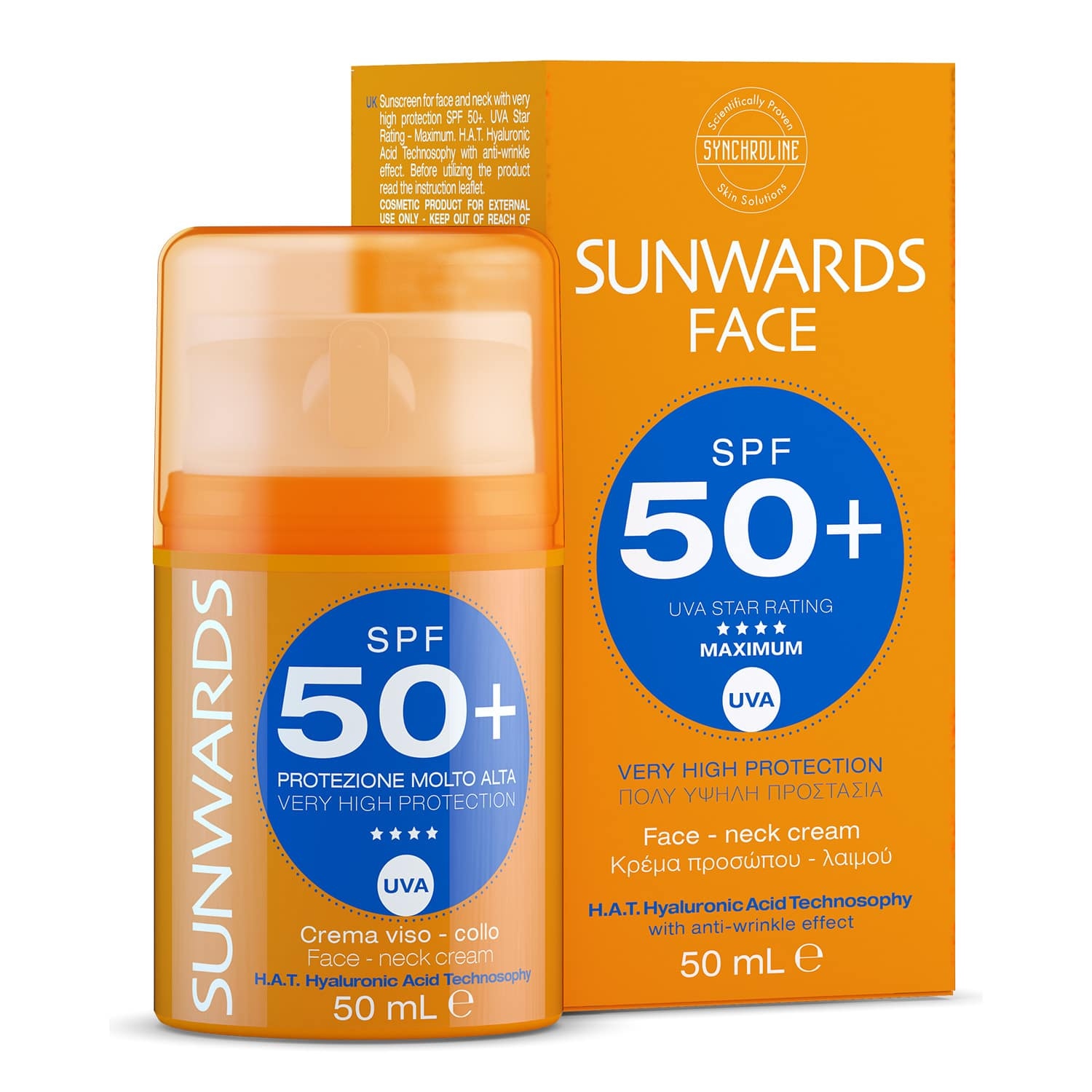 SUNWARDS FACE CREAM SPF50+