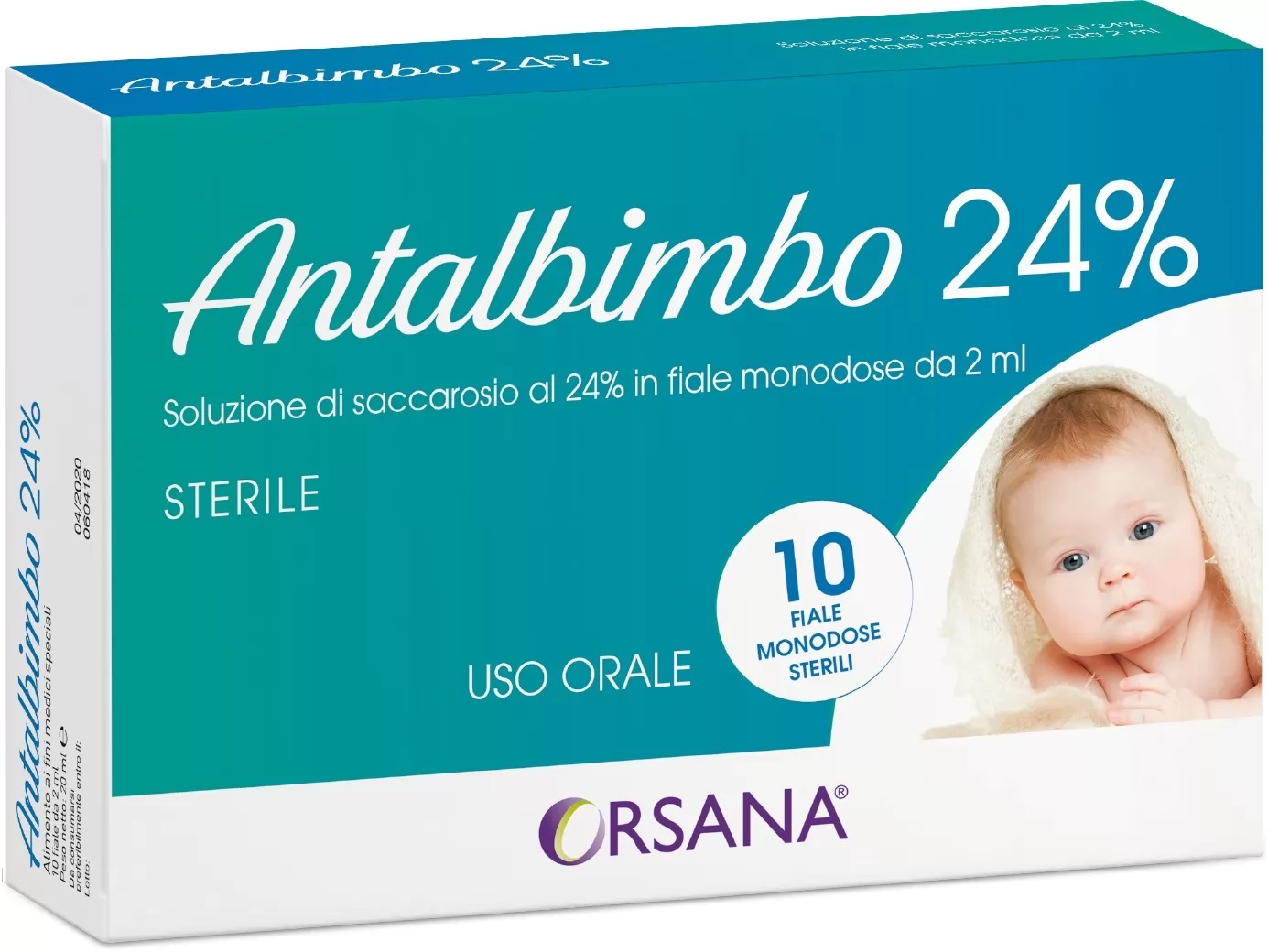 Antalbimbo 24% Soluzione Sterile Di Saccarosio Per Neonati 10 Fiale