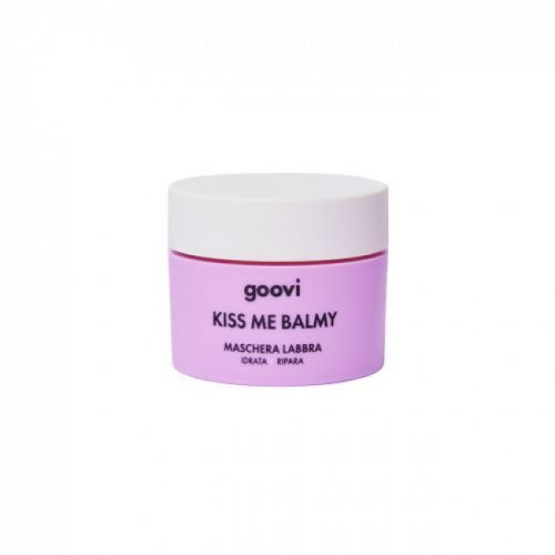 GOOVI KISS ME BALMY MASCHERA LABBRA - IDRATAZIONE E RIPARAZIONE INTENSA, 94% INGREDIENTI NATURALI, 10ML