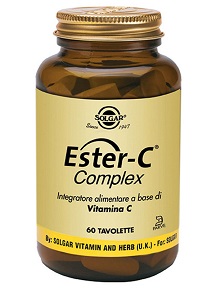 Solgar Linea Vitamine Minerali Ester-C Complex Integratore 60 Tavolette
