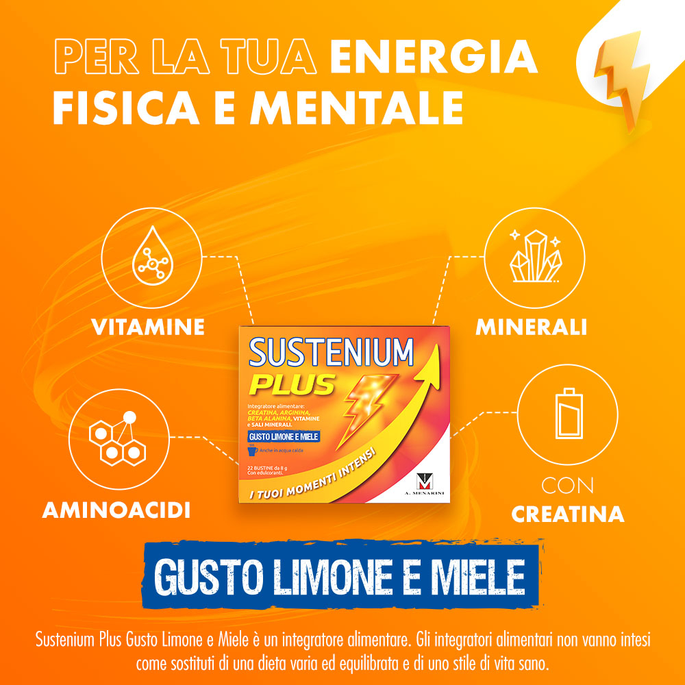 Sustenium Plus Limone e Miele 22 buste