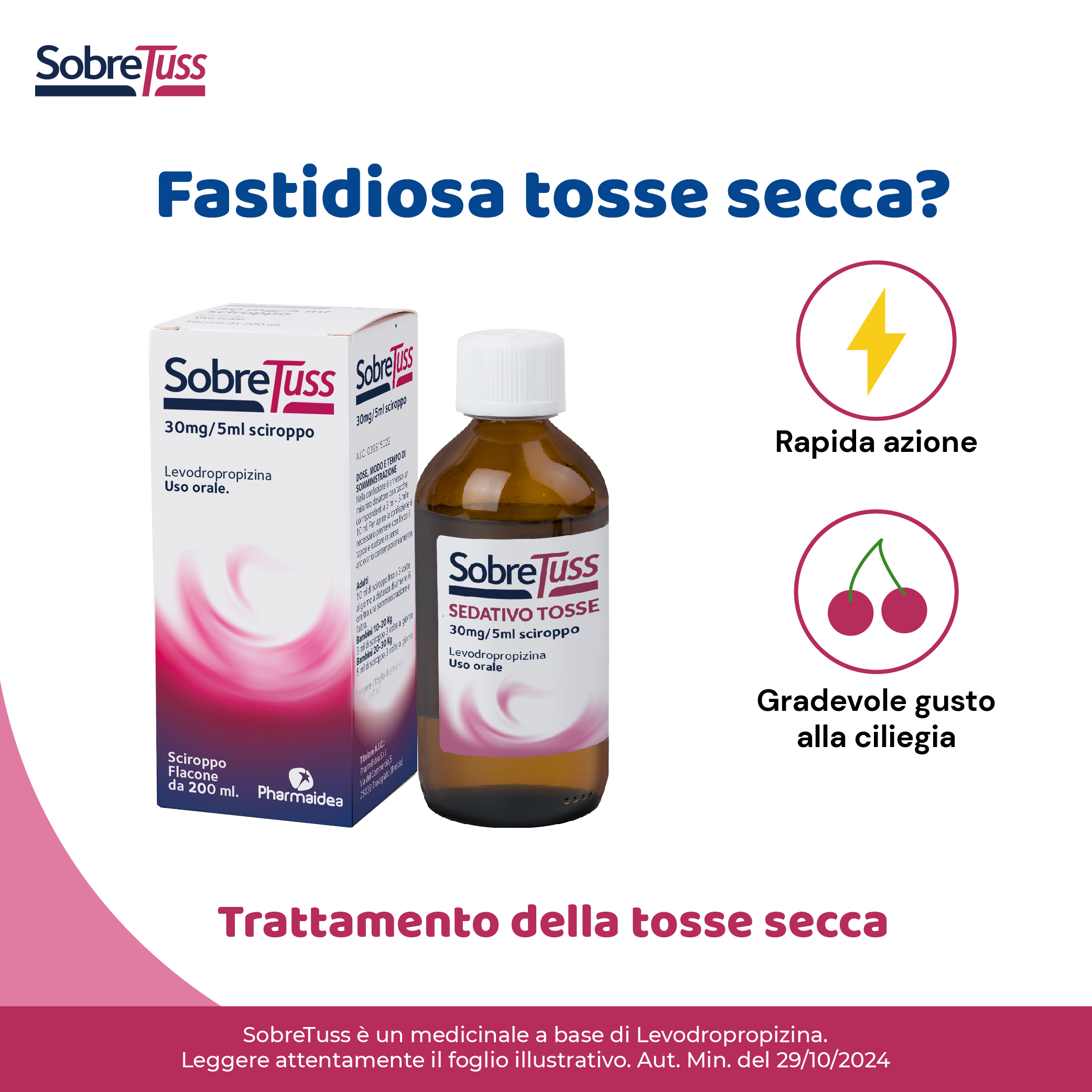 SOBRETUSS SEDATIVO TOSSE SECCA SCIROPPO200ML