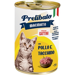 UNIPRO GATTO PRELIBATO MACINATO GATTINI POLLO TACCHINO 400GR (lattina)