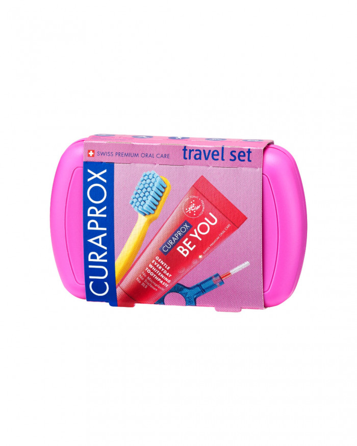 CURAPROX TRAVEL SET PINK