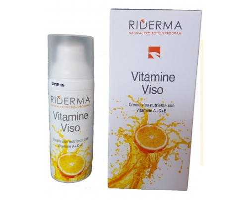 Riderma Vitamine Viso Crema Nutriente 50 ml