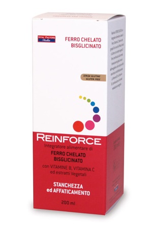 Farmaderbe Reinforce Ferro Chelato Integratore 200 ml 