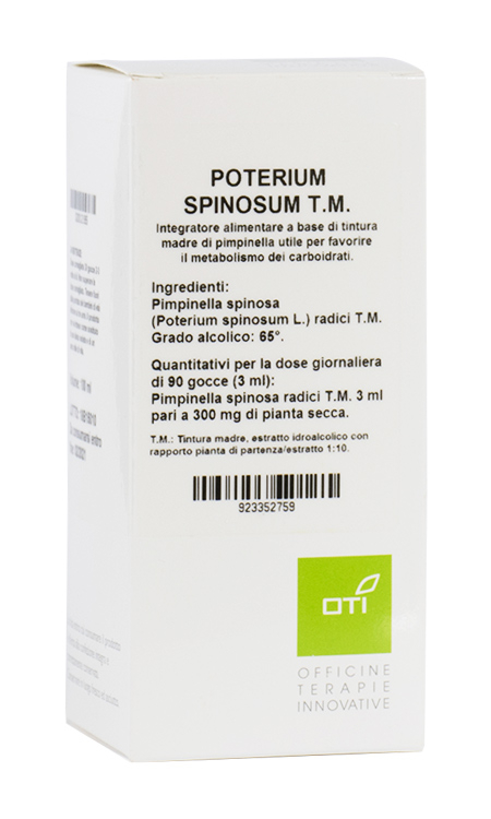 Oti Poterium Spinosum Tintura Madre Per Metabolismo Carboidrati Gocce 100 ml