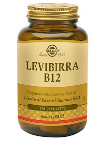 Solgar Levibirra B12 Integratore Energetico 250 Tavolette