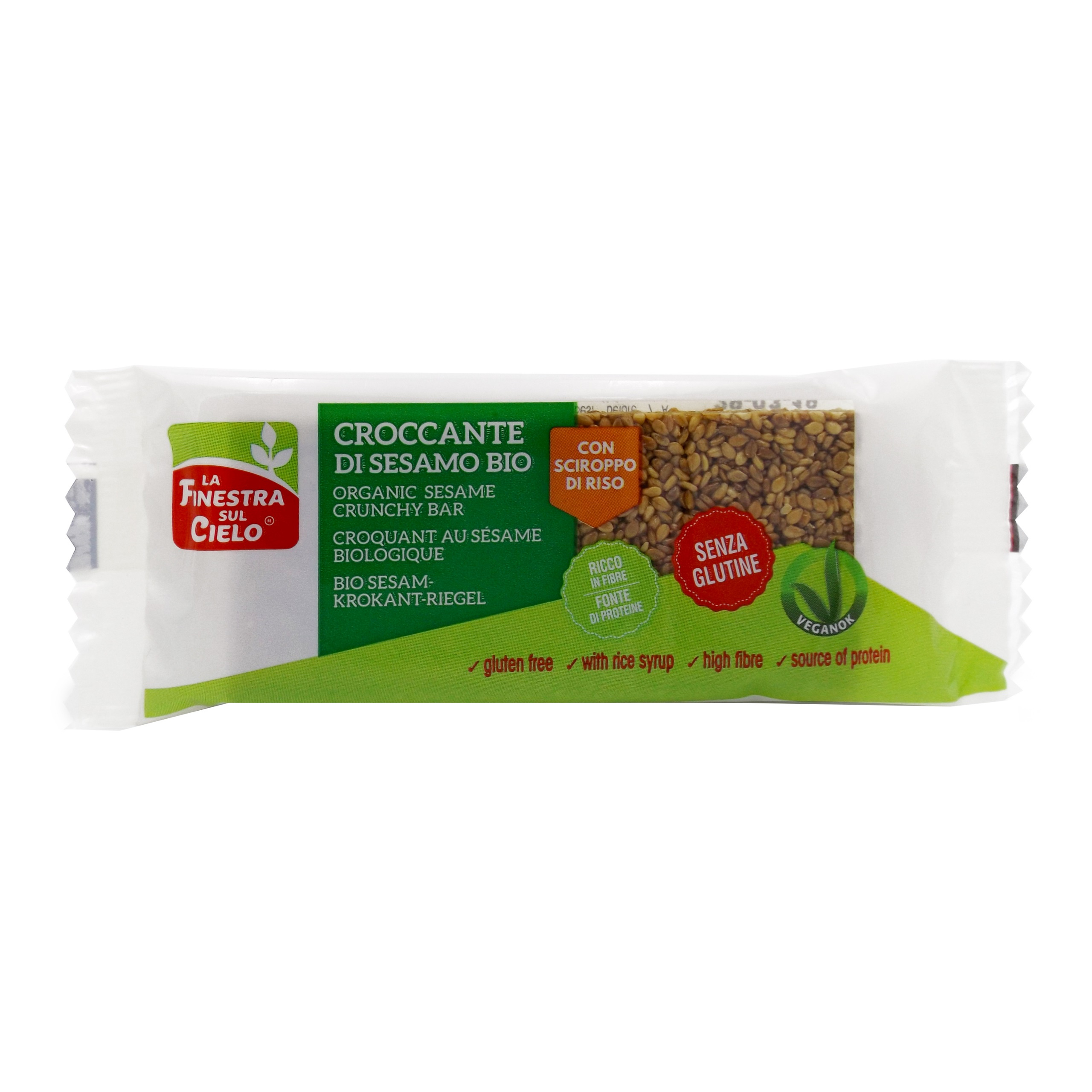 La Finestra Sul Cielo Croccante Di Sesamo Biologico 25 g