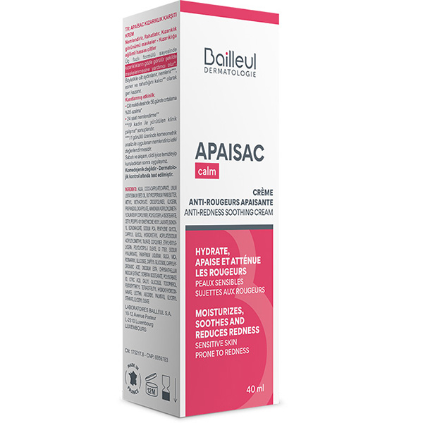 Apaisac calm crema anti-rossore lenitiva per ridurre gli arrossamenti e lenire le sensazioni di bruciore 40 ml