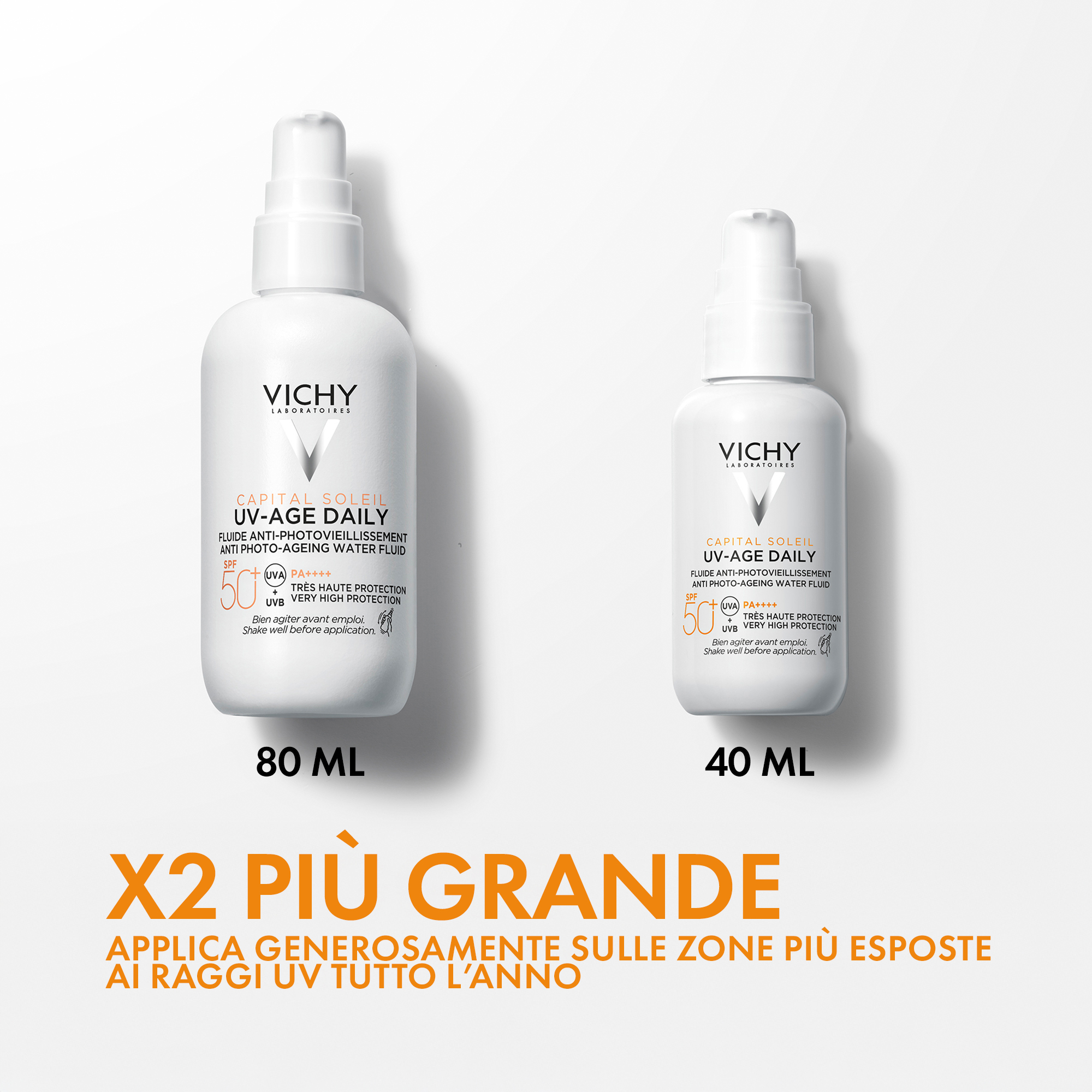 Vichy Capital Soleil UV-Age Daily Fluido Anti-Fotoinvecchiamento per il viso SPF50+ 80 ml