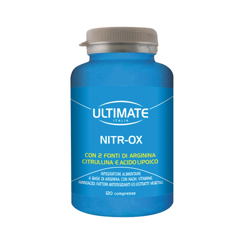 Ultimate Italia Nitr-Ox 120 Compresse - Integratore Per Il Tono E L'Energia