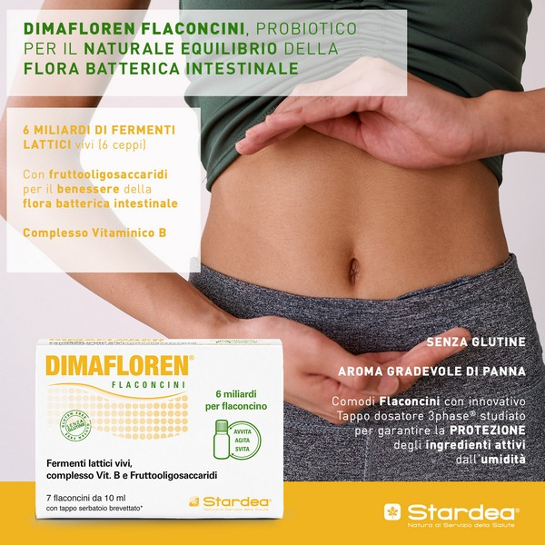 DimaFloren Integratore 7 Flaconcini Monodose 