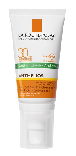 La Roche Posay Anthelios Gel-Crema Tocco Secco Antilucidità SPF 30 Protezione Viso 50 ml