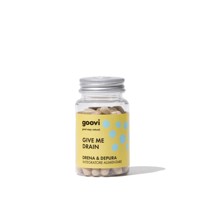 Goovi - Drena & Depura Give Me Drain - Integratore Drenante Depurativo 60 Capsule