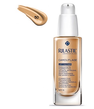 Rilastil Cosmetic Camouflage Fondotinta correttivo Liftrepair n.50 Moka 30ml