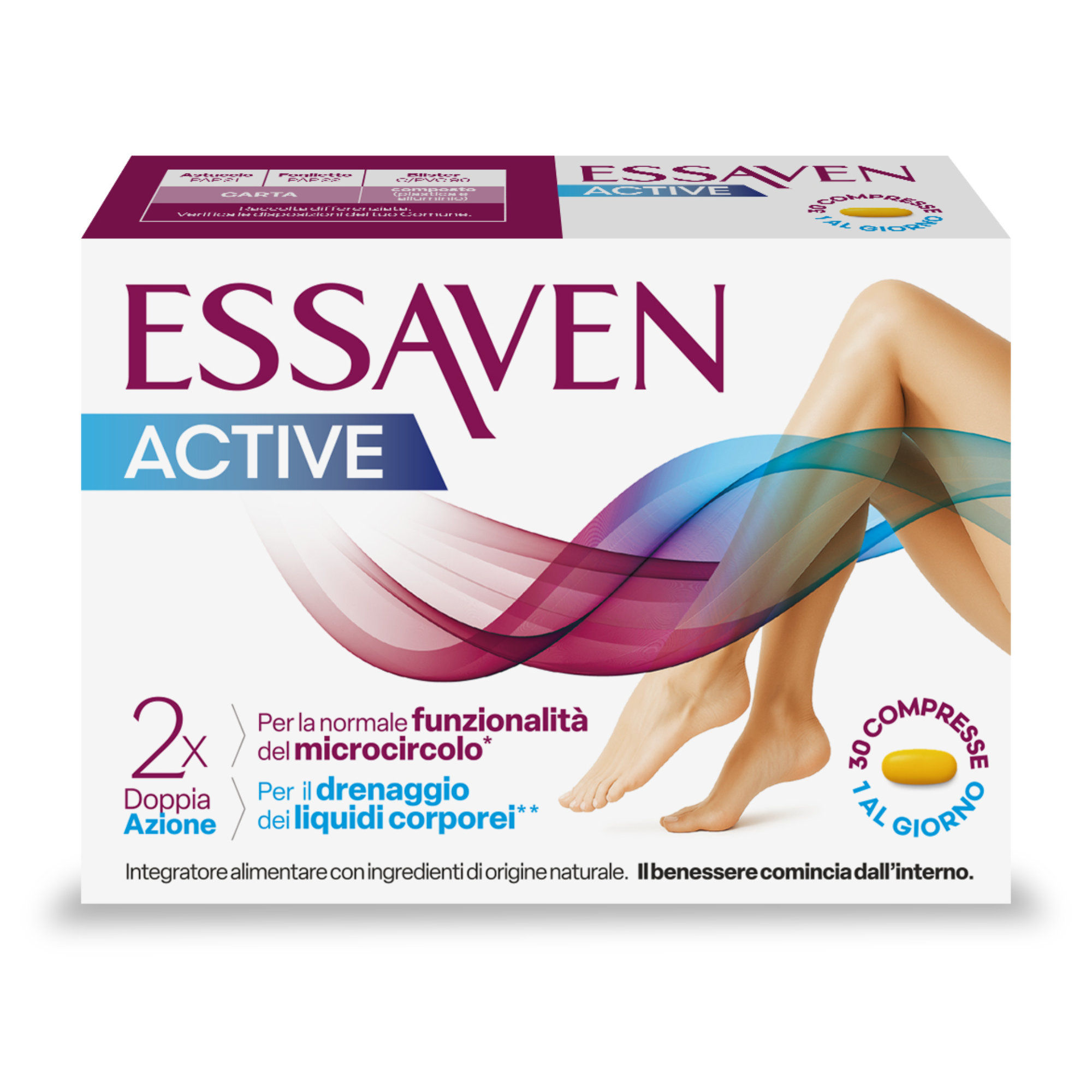 ESSAVEN ACTIVE 30CPR RIVESTITE
