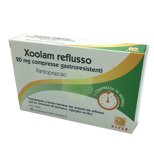 Xoolam Reflusso 20 mg 12 Compresse Gastroresistenti