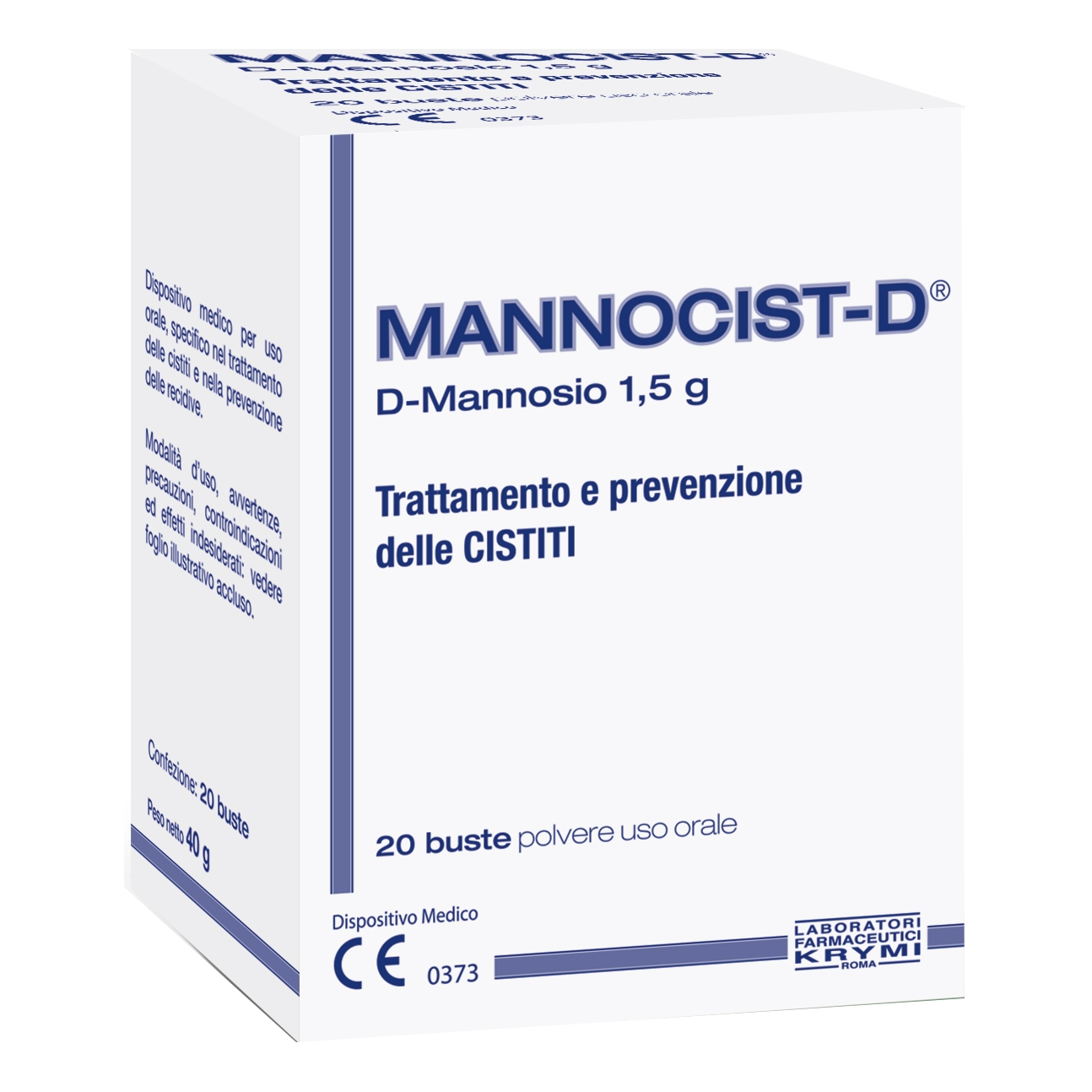 Mannocist-D Integratore Vie Urinarie 20 Bustine
