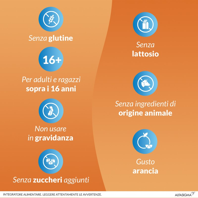 Carnidyn Plus Integratore Alimentare a base di Sali minerali, Carnitina, vitamine, per Stanchezza Mentale e Fisica, utile in caso di spossatezza, 18 Compresse Masticabili Senza Acqua da 3g, Gusto Agrumi