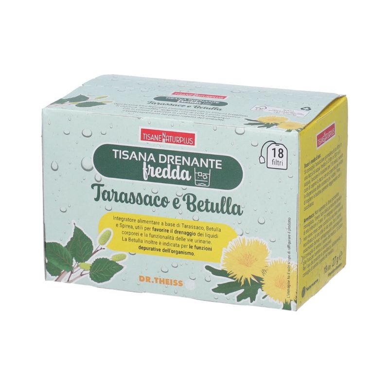 Naturplus - Tisana Fredda Ricostituente Tarassaco E Betulla - 20 Filtri