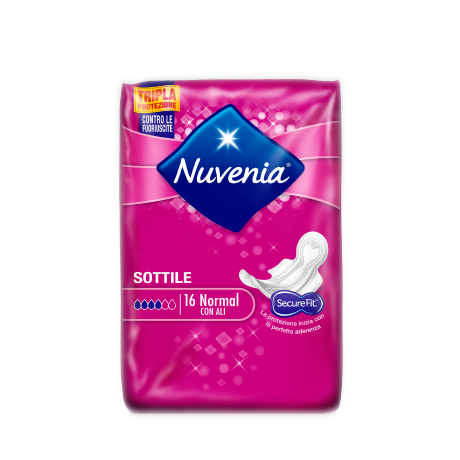 Nuvenia Assorbenti Sottile Normal Con Ali Giorno 16 Pezzi