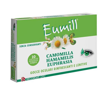 Eumill - Gocce oculari rinfrescanti e lenitive - 10 flaconcini monodose